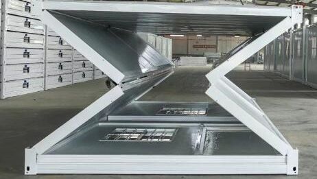 Bild på foldable box house